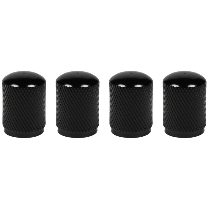 Benson Ventieldoppen Set - Aluminium - Universeel - Zwart - 4 delig