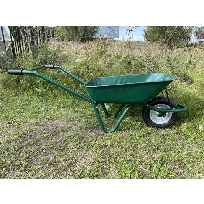 Kruiwagen 80L - Groen - Metaal