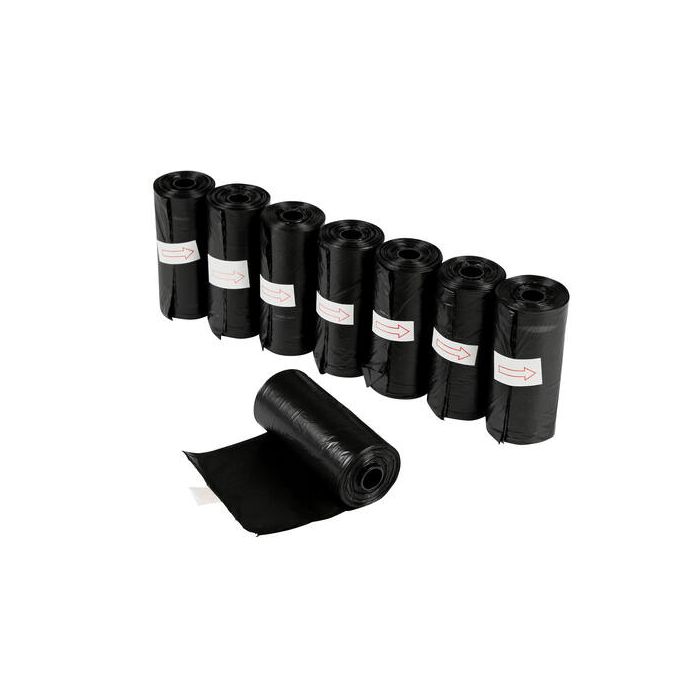 013952 Hondenpoepzakjes 8 x 15 dlg zwart | Mtools