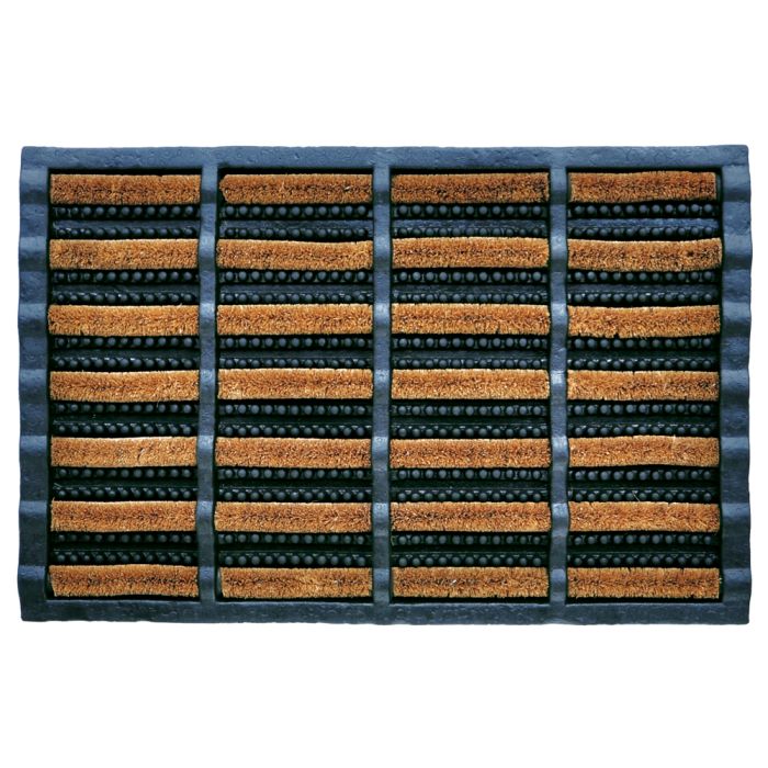 Benson Rubberen Deurmat met Kokos Borstels - 40 x 60 cm