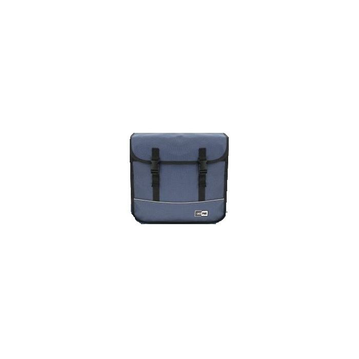 014108 Fietstas dubbel 35 ltr canvas blauw | Mtools