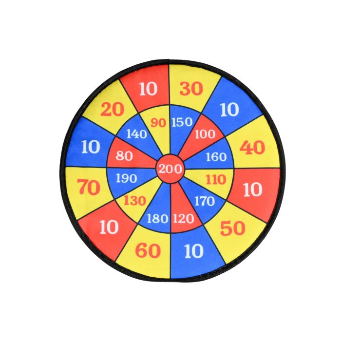 Benson Dartbord Kids - Veilig & Plezierig Dartspel met Klittenband - Ø 36 cm