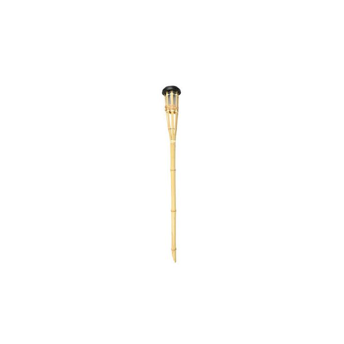 014154 Tuinlamp fakkel bamboe solar 78 cm | Mtools