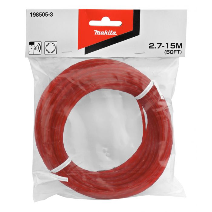 Makita 198505-3 Maaidraad 2,7mm x 15m 'Fluister' | Mtools