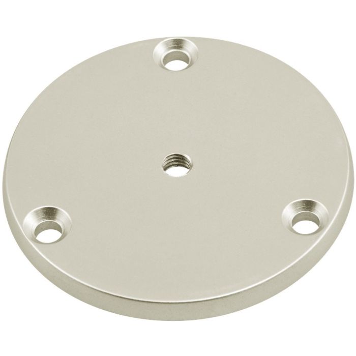 Hermeta ROZET 82MM MET 3 VERZ.GATEN NIEUW ZILVER (3567-02) | Mtools