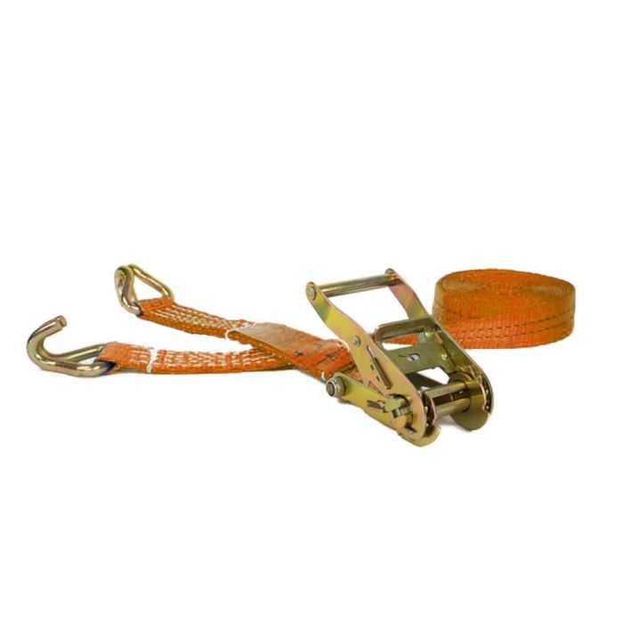 4tecx Sjorband + Ratel + Haak Lc750/1500Kg 25Mm 3M Oranje