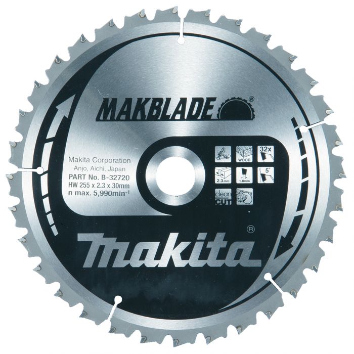 Makita B-32720 Cirkelzaagblad Hout | Mtools