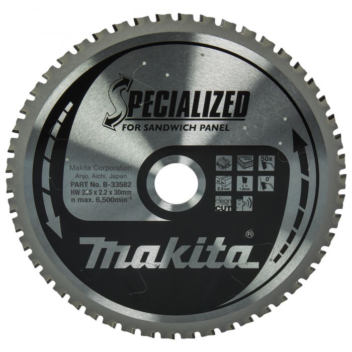 Makita B-33582 Cirkelzaagblad Sandwichpaneel | Mtools