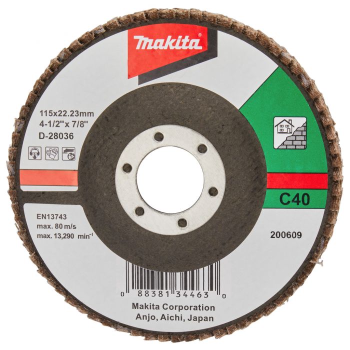 Makita D-28036 Lamellenschijf 115mm C40 | Mtools