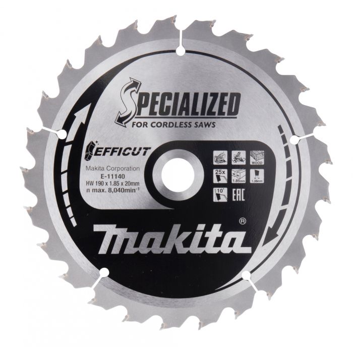Makita E-11140 Afkortzaagblad Hout | Mtools