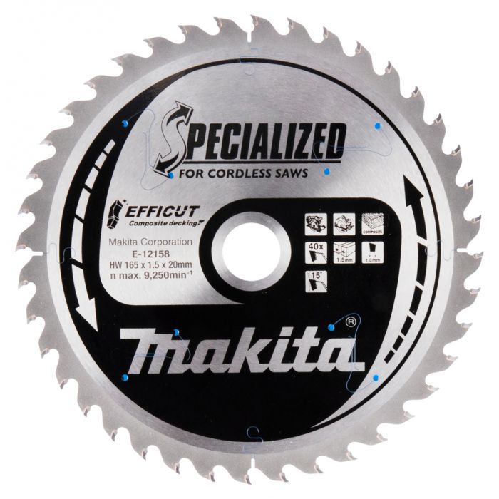 Makita E-12158 Cirkelzaagblad WPC | Mtools