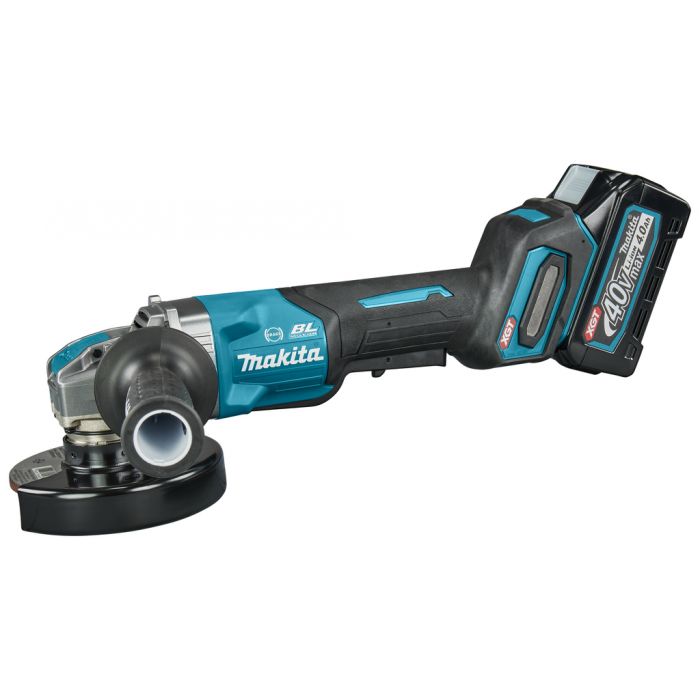 Makita GA047GM201 40 V Max Haakse slijper 125 mm X-LOCK | Mtools