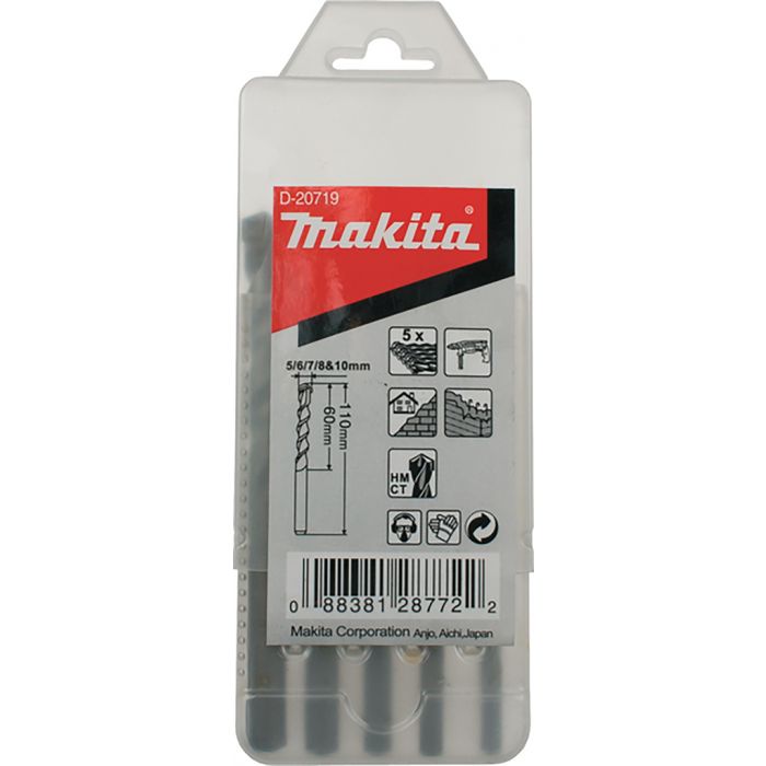 Makita D-20719 Steenborenset 5-delig | Mtools