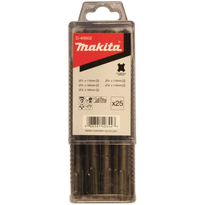 Makita D-40602 Betonborenset 25-delig | Mtools