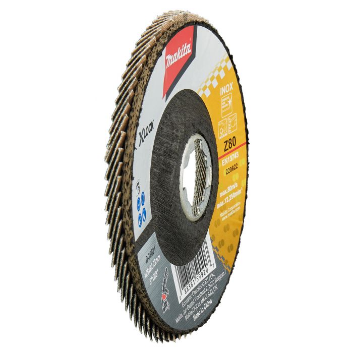 Makita D-76021 Lamellenschuurschijf X-LOCK 125mm Z80 | Mtools