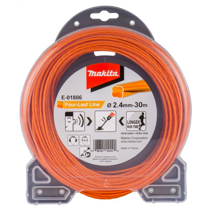 Makita E-01806 Maaidraad 2,4x30mtr oranje | Mtools