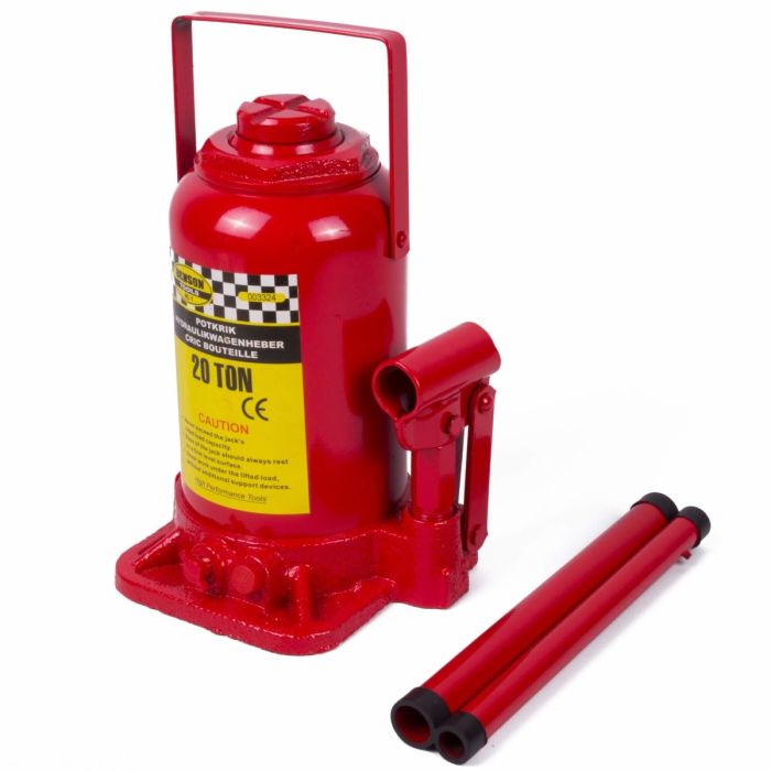 Benson Potkrik - Hydraulisch - 20 Ton - Rood