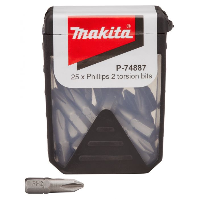Makita P-74887 Schroefbit PH2x25mm
