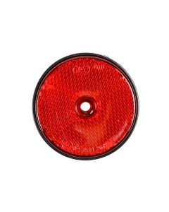 000475 Reflector rond rood + gat 60 mm E4