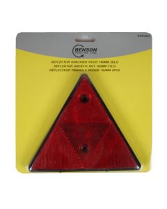 000483 Reflector driehoek rood 155 mm 2 dlg E11