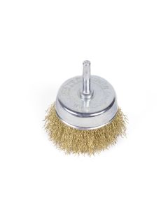 001915 Staalborstel voor boormachine kom 75 mm