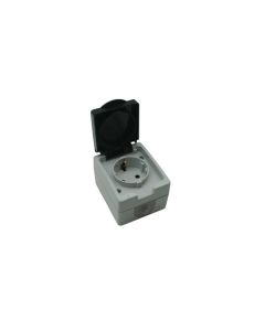 002628 Stopcontact 1-voudig waterdicht