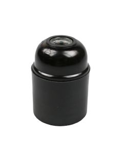 002984 Fitting E27 zwart bakeliet