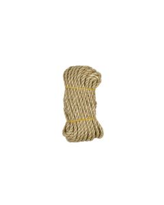 003354 Touw 8 mm x 10 mtr streng beige