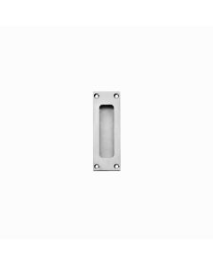 INTERSTEEL Schuifdeurkom rechthoek 120x40mm met schroefgaten RVS