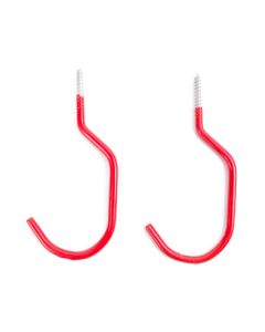 004005 Ophanghaken 2 dlg rood