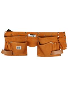 004365 Gereedschapschort leder 10 vaks