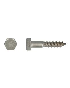 Houtdraadbout DIN 571 Ø8,00x35 A2
