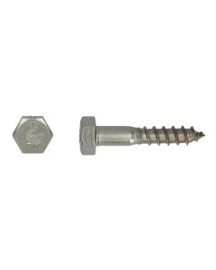 Houtdraadbout DIN 571 Ø6,00x40 A2