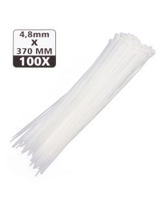 006667 Tie ribs 4.8 x 370 mm 100 dlg wit