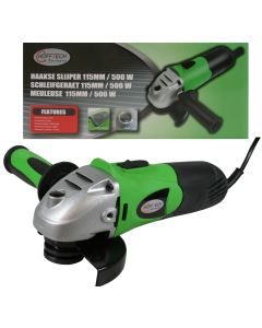 006847 Haakse slijper 115 mm 500W
