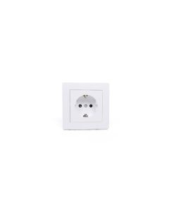 007057 Stopcontact RA inbouw wit