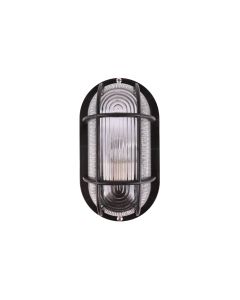 008642 Bulleye lamp ovaal zwart