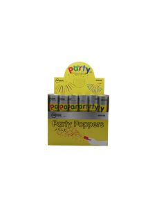 009238 Party popper 25 cm glitter