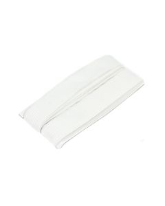 009441 Elastiek smal 180 cm wit