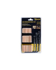 009645 Houtbewerking set 47 dlg