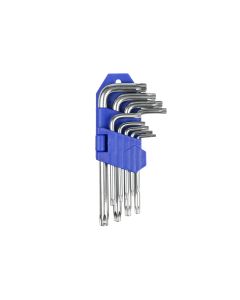 009646 Torx sleutelset kort 9 dlg profi