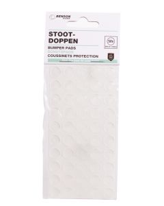 010196 Stootdoppen 50 dlg transparant ø10 x 1.5 mm