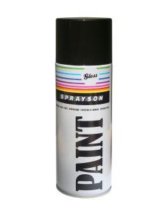 010268 Verf spuitbus 400 ml RAL9005 HG zwart