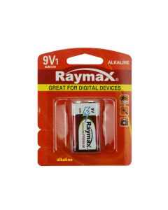 012003 Raymax batterij 9V 6LR61 alkaline