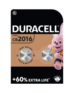 012204 Duracell lithium DL 2016 2 dlg