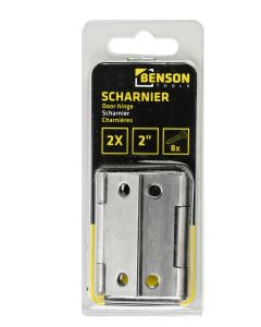 012359 Scharnier 2" 2 dlg RVS