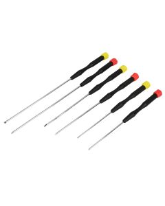 012371 Schroevendraaier set precisie 6 dlg extra lang