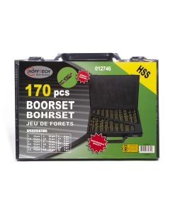 HSS Borenset 170-delig Cobalt gecoat