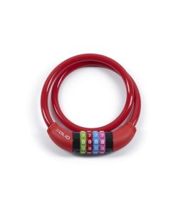 013258 Xolid kabel cijferslot 10 x 650 mm rood