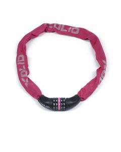 013269 Xolid ketting cijferslot 6 x 900 mm roze